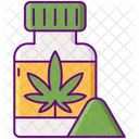 Powder Powder Bottle Drug Icon