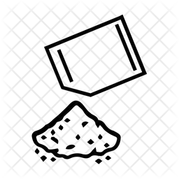 Powder Icon - Download in Line Style