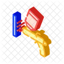 Powder Coating Isometric Icon