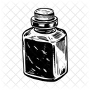 Powder Flask Canister Container Icon