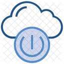 Cloud Storage Power Icon