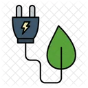 Eco Ecology Electricity Icon
