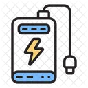 Power Bank Portable Charger Battery Pack Icon