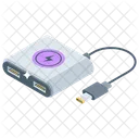 Power Bank Power Backup Charging Device Icon