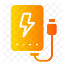 Power Bank Battery Charger Icon