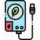 Power Bank Rechargeable Battery Icon