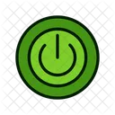Power Button Eco Button Green Button Icon