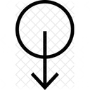 Unique Down Icon