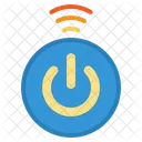 Button Switch On Off Iot Wifi Power Internet Things Icon