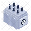 Power Transformer Electric Transformer Electrical Device Icon