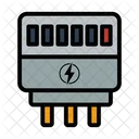 Power Counter Electric Power Transmission Tower Icon