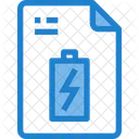 Charge Power File Recharge Icon