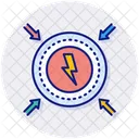 Power Industry Charge Electricity Icon