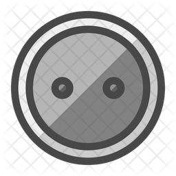Power Outlet Icon - Download in Colored Outline Style