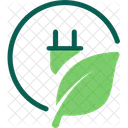 Power Outlet And Leaf 아이콘