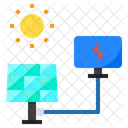 Solar Power Energy Power And Energy Icon