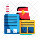 Power Plant Power Station Electricity Plant Icon