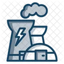 Power Plant Electric Industry Factory Icon