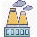 Power Plant Power Station Icon Industrial Plant Icon