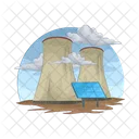 Nuclear Power Plant Factory Icon