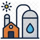 Power Plant Factory Building Icon