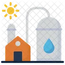 Power Plant Factory Building Icon