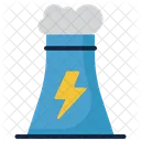 Power Plant Factory Building Icon