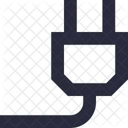 Power Plug Icon - Download in Line Style