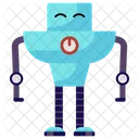 Power Robot Mechanical Robot Bionic Man Icon