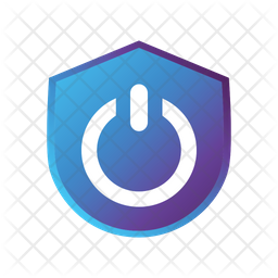 Power Shield Icon - Download in Gradient Style