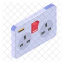 Power Socket Switch Icon