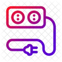 Power Socket Electricity Plug Connection Icon