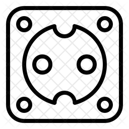 Socket Icon - Download in Line Style