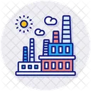 Power Station Building Factory Icon