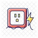 Power Surge Socket Icon
