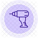 Power Tool Repair Line Icon Icon