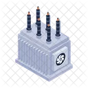 Power Transformer Electric Transformer Electrical Device Icon