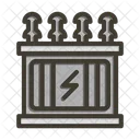 Electric Transformer Electrical Device Energy 아이콘