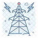 Power Transmission Electric Tower Pole Electric Tower Icon