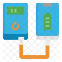 Powerbank Charger Battery Icon