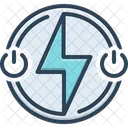 Powered Energy Voltage Icon