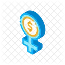 Powerful Businesswoman  Icon