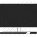 Powerful Computer Blank Screen Monitor Blank Display アイコン