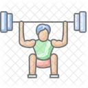 Powerlifting Strength Training Weightlifting Icon