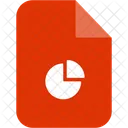 Powerpoint Presentation Report Icon