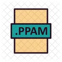 Ppam 파일 Ppam 파일 형식 아이콘