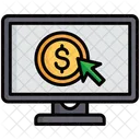 Ppc Monitor Dollar Icon