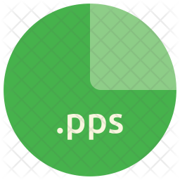 Pps Icon - Download in Flat Style
