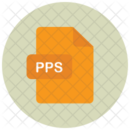 Pps Icon - Download in Flat Style