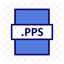 Pps Icon - Download in Colored Outline Style